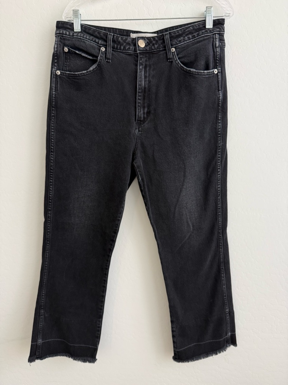 AMO Bella Black Cropped Women's Jeans